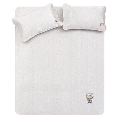 tbh野兽派家居三丽鸥Hello Kitty冰丝凉席家用夏季可机洗软席子