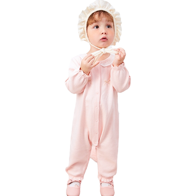 巴拉巴拉婴儿连体衣女童爬爬服