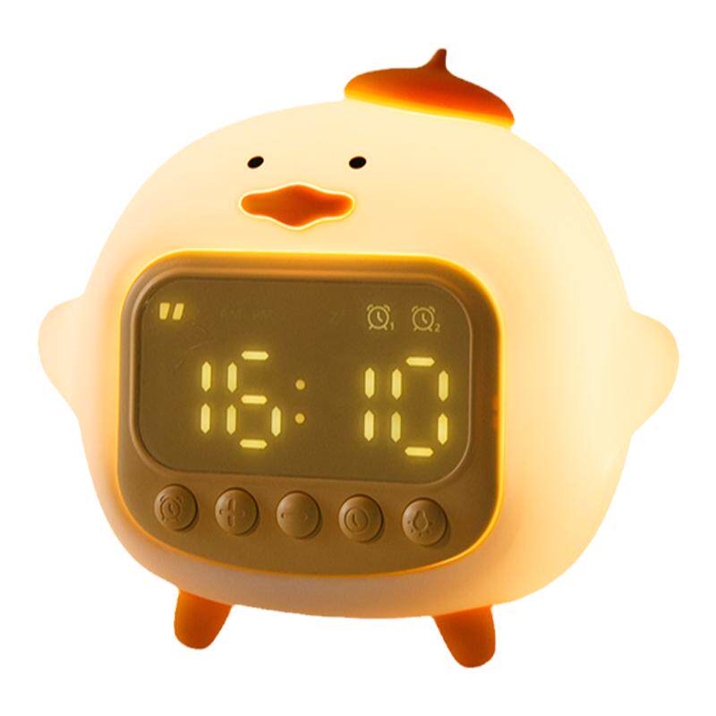 带闹钟时间的喂奶小夜灯