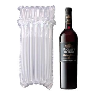 冠锐气柱袋红酒包装防摔震气泡柱充气防震材料快递袋750ml7柱32高