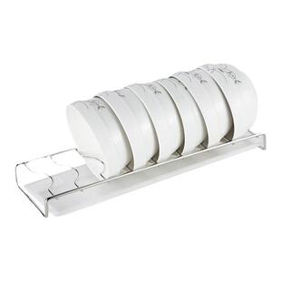 厨房304不锈钢抽屉橱柜小碗架消毒柜沥水置物架简约黑迷你沥水架