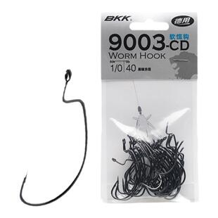 BKK路亚鱼钩曲柄钩德州倒钓软虫钩软饵钩宽腹9003CD大包装