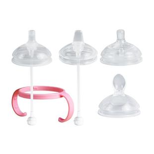 通用可么多么奶瓶配件手柄奶嘴重力球吸管comotomo鸭嘴学饮杯盖子
