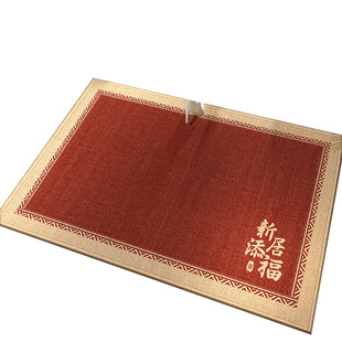 入户门地垫家用入户红色入门门垫进门门口脚垫乔迁门地垫新款地毯