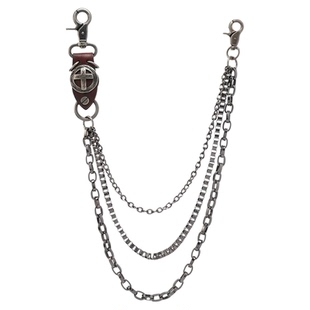 灵魂对撞 SoulCollision 欧美百搭牛仔裤腰链复古牛皮潮男女裤链