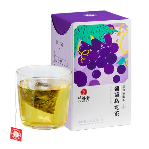 艺福堂葡萄乌龙茶水果茶茶包茶叶搭蜜桃桂花冬季金桔柠檬百香果茶