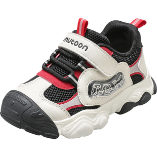 牧童小童运动鞋春秋新款男童跑步轻便减震儿童休闲鞋透气女童鞋子