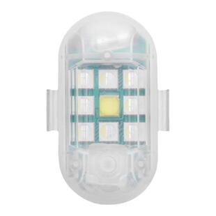 飞机爆闪灯免接线电动摩托车警示汽车尾中网改装防追尾巡航领航灯