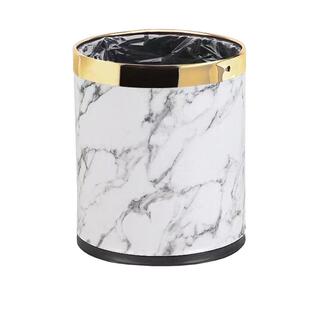 万丽豪酒店客房垃圾桶厕所家用塑料加厚双层圆形垃圾架办公室纸篓