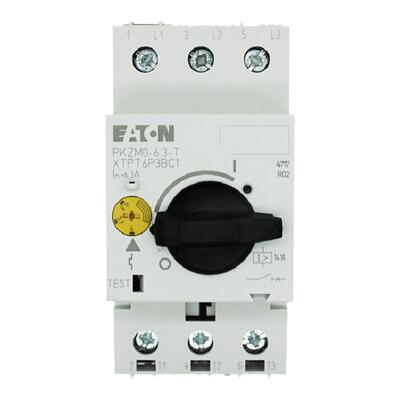 EATON伊顿穆勒 PKZM0-6.3-T 马达保护断路器电流 4-6.3A 原装正品
