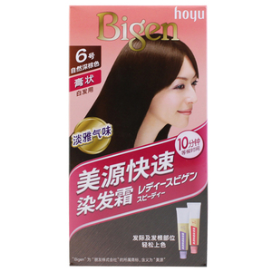美源遮盖白发日本独资植物染发膏