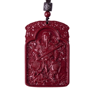 正品真武大帝高含量朱砂吊坠守护神挂坠转运珠男女本命年礼物挂坠