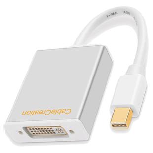 mini dp转dvi转换器迷你displayport苹果电脑雷电2接口imac笔记本连接投影仪显示器macbookair X1/X230转接线