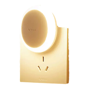 公牛节能小夜灯夜间起夜照明卧室睡眠婴儿喂奶护眼柔光led插电款