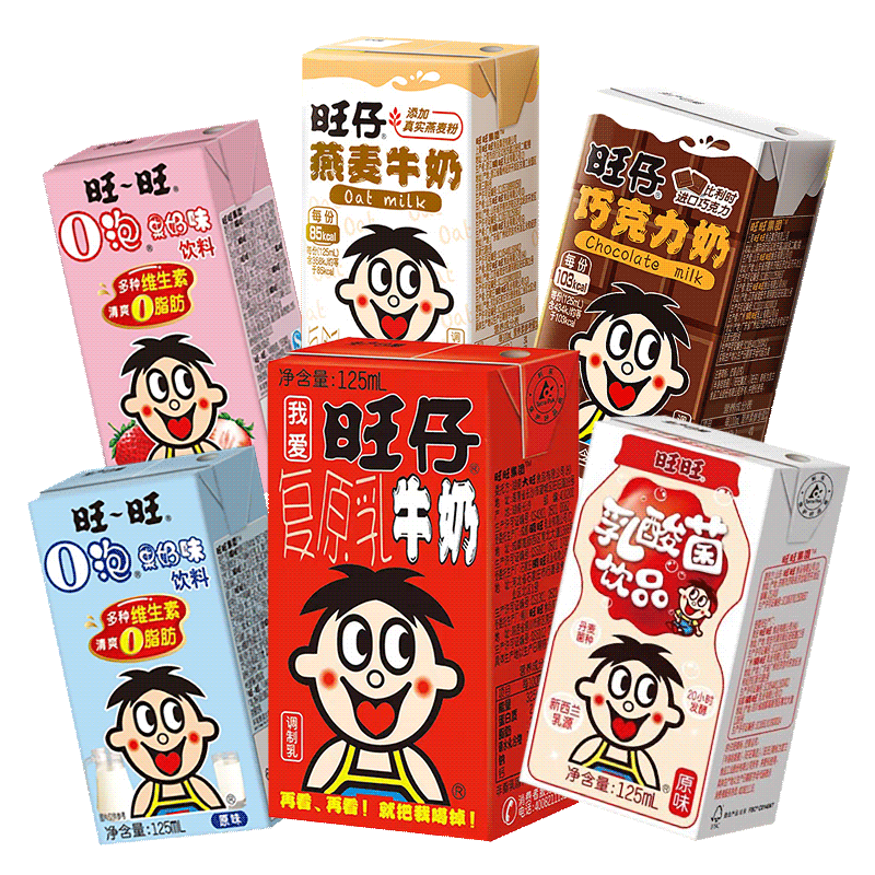 旺旺牛奶多口味混装牛奶