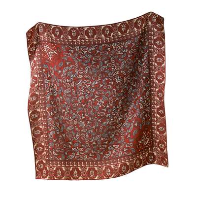 红色羊毛丝巾女款2025新款秋冬轻奢高级感羊绒围巾护颈围脖高端薄