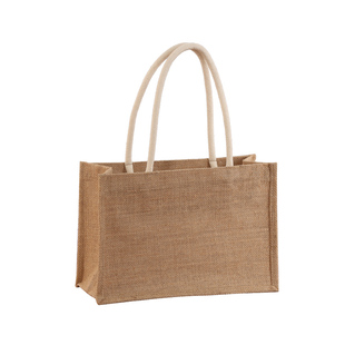 麻布手提袋定制logo通勤帆布包环保饭盒包黄麻礼品袋亚麻手提袋