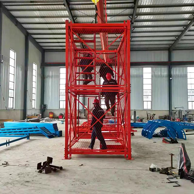 桥梁基坑组装式安全梯笼建筑施工上下行人爬梯箱式墩柱安全防护笼