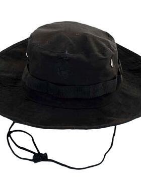 北部熊美军战术迷彩奔尼圆边帽男