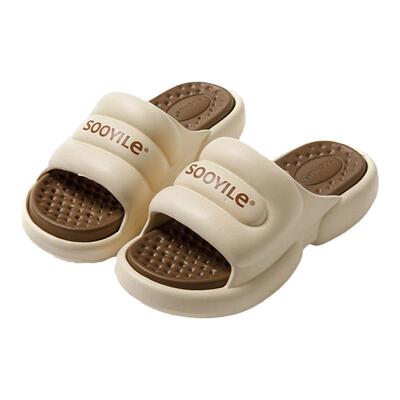 拖鞋室内家居防滑外穿厚底