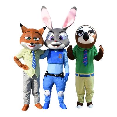 朱迪玩偶服演出活动宣传头套人穿