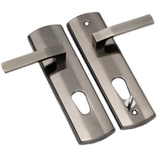 老式盼盼春天飞云防盗门把手新九9拉手带保险拉手实心手柄