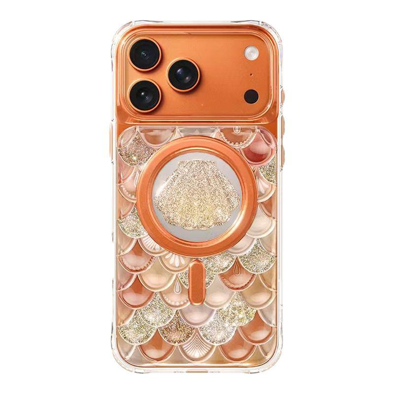 【618狂欢购】金缔斯苹果17ProMax手机壳新款超火磁吸适用iPhone17Pro保护套独特好看防摔美人鱼高级礼盒