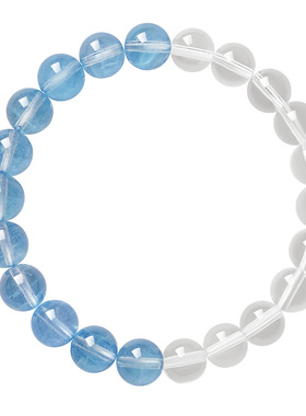 宫里上新云水遥天然海蓝宝手链