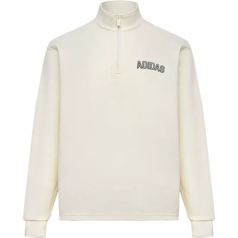 正品Adidas阿迪达斯卫衣男女款2026秋季款半拉链宽松套头衫LE6985