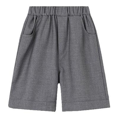 抗皱免烫短裤西裤小学生校服裤