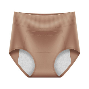 高腰生理期内裤女士纯棉抗菌全棉裆加长防漏少女生姨妈月经期专用