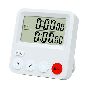 间歇循环计时器学习专用桌面时钟静音宿舍小闹钟考试定时器timer