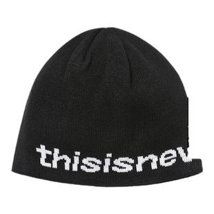 thisisneverthat®SP-Logo No Cuff Beanie新款经典logo针织冷帽