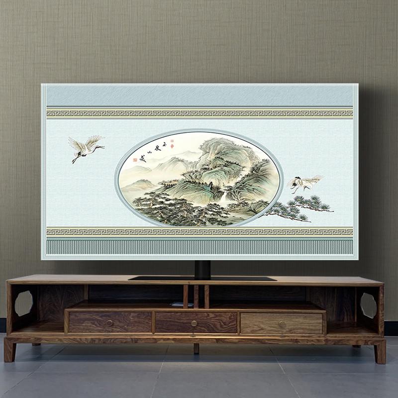 新品电视罩100寸液晶电视机挂式55 60 70 75 80寸中式防尘罩套