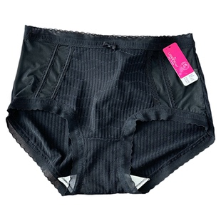 花仙子内裤女士冰丝2026春夏薄款中腰性感蕾丝网纱三角裤抗菌透气