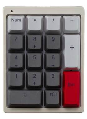 numpadPBT磨砂透光键帽