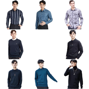 【上衣内购会】古鲨衬衫、卫衣、毛衫打底男商务休闲断码清仓秋冬