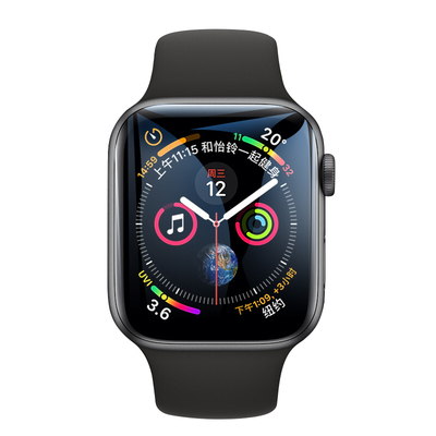 适用applewatch10钢化膜iwatch9苹果8手表7保护6全屏45mm44 40水凝SE贴膜watch S5代watchs贴44十S4软膜3壳41