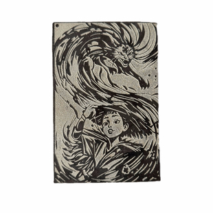 哪吒申公豹瓦当拓片模板定制非遗手工diy材料包活动沙龙公司团建