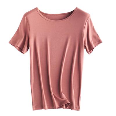 初秋季薄款莫代尔短袖T恤女女装