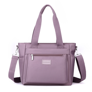 帆布包包女单肩包女士2024新款尼龙牛津布手提包通勤休闲斜挎包