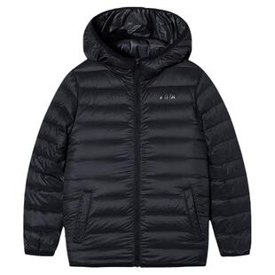 安踏童装男童轻薄羽绒服官方秋冬儿童保暖外套中大童加绒卫衣裤子