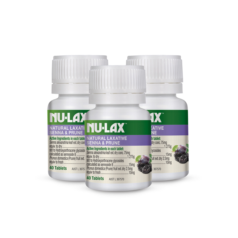 【6瓶】澳洲Nulax乐康片西梅片加强版噗噗片芦荟便秘排便膳食纤维