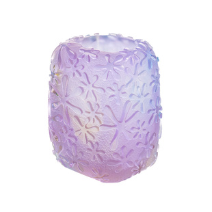 匠门琉璃《流光溢彩》琉璃笔筒花瓶插花高档客厅酒柜办公室送礼