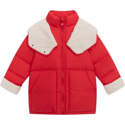 播broadcute童装羽绒服秋冬新款男童女童年服外套KGQ4R637