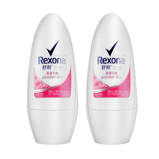 舒耐爽身香体走珠露液滚珠男女腋下爽身喷雾香水去味止汗50g*2支