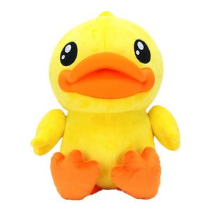 B.Duck小黄鸭可爱儿童布绒布偶公仔毛绒可爱娃娃玩具玩偶生日礼物
