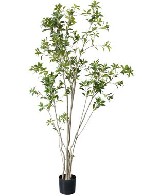 大型仿真植物马醉木落地盆栽摆件