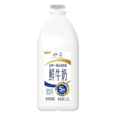 大桶装鲜奶1.5L鲜牛奶伊利