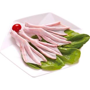 华英生鲜精切鸭掌鸭爪冷冻新鲜优选生大鸭掌500g卤味火锅食材商用